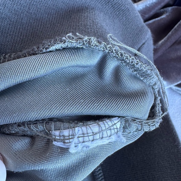 Aviator Nation Kids Velvet 5 Stripe Crew Sweatshirt Size 8 gray velour unisex - Picture 6 of 6